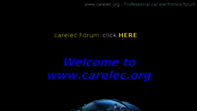 What Carelec.org website looked like in 2017 (7 years ago)