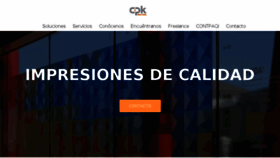 What Cpkprinting.com website looked like in 2017 (7 years ago)