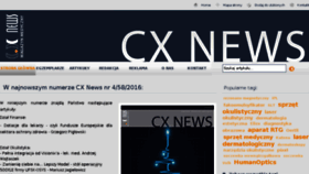 What Cxnews.pl website looked like in 2017 (7 years ago)