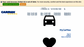 What Carmaxautofinance.com website looked like in 2017 (7 years ago)