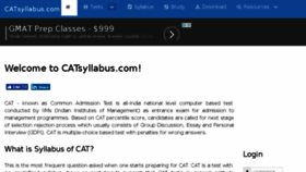 What Catsyllabus.com website looked like in 2017 (7 years ago)