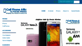 What Cellphoneattic.com website looked like in 2017 (7 years ago)