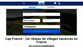 What Capfrance.com website looked like in 2017 (7 years ago)