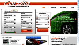 What Carzilla.de website looked like in 2017 (7 years ago)