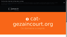 What Cat-gezaincourt.org website looked like in 2017 (7 years ago)