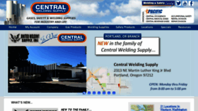 What Centralwelding.com website looked like in 2017 (7 years ago)
