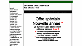 What Cheval-gagnant.com website looked like in 2017 (7 years ago)