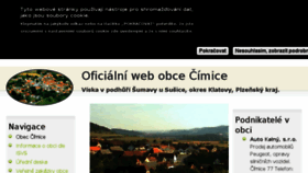 What Cimice.eu website looked like in 2017 (7 years ago)