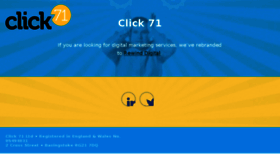 What Click71.com website looked like in 2017 (7 years ago)