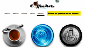 What Coffeeart.it website looked like in 2017 (7 years ago)