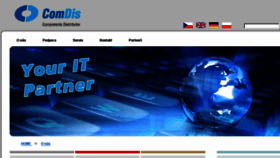 What Comdis.cz website looked like in 2017 (7 years ago)