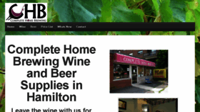 What Completehomebrewing.com website looked like in 2017 (7 years ago)