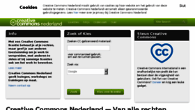 What Creativecommons.nl website looked like in 2017 (7 years ago)