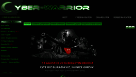 What Cyber-warrior.net website looked like in 2017 (7 years ago)