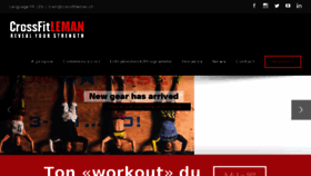 What Crossfitleman.ch website looked like in 2017 (7 years ago)