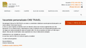 What Cmbtravel.ro website looked like in 2017 (7 years ago)