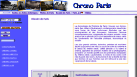 What Chrono-paris.com website looked like in 2017 (7 years ago)
