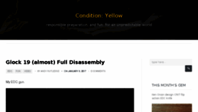 What Condition-yellow.com website looked like in 2017 (7 years ago)