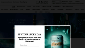 What Cremedelamer.com website looked like in 2017 (7 years ago)
