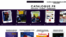 What Catalogue.fr website looked like in 2017 (7 years ago)