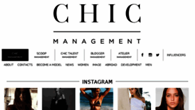 What Chicmanagement.com.au website looked like in 2017 (7 years ago)