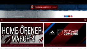 What Coloradorapids.com website looked like in 2017 (7 years ago)