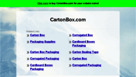 What Cartonbox.com website looked like in 2017 (7 years ago)