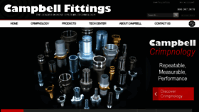 What Campbellfittings.com website looked like in 2017 (7 years ago)