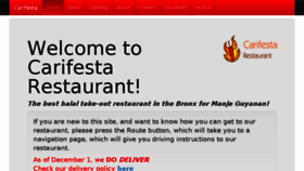 What Carifesta-restaurant.com website looked like in 2017 (7 years ago)