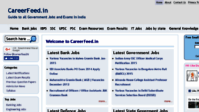 What Careerfeed.in website looked like in 2017 (7 years ago)