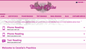 What Cecelia.com.au website looked like in 2017 (7 years ago)