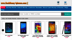 What Cashmoney4phones.com website looked like in 2017 (7 years ago)