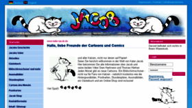 What Catjacob.com website looked like in 2017 (7 years ago)
