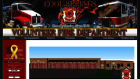 What Coolspringsvfd.org website looked like in 2017 (7 years ago)