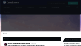 What Comugamers.com website looked like in 2017 (7 years ago)