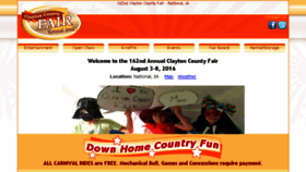 What Claytoncountyfair.com website looked like in 2017 (7 years ago)