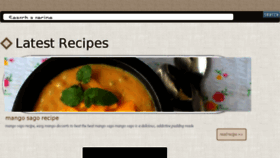 What Cookandpost.com website looked like in 2017 (7 years ago)