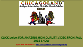 What Chicagolandshow.com website looked like in 2017 (7 years ago)