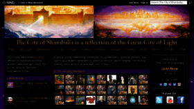 What Cityofshamballa.net website looked like in 2017 (7 years ago)