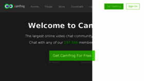 What Camfrogweb.com website looked like in 2017 (7 years ago)