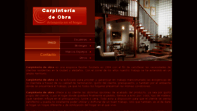 What Carpinteriadeobra.com website looked like in 2017 (7 years ago)
