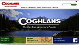 What Coghlans.com website looked like in 2017 (7 years ago)