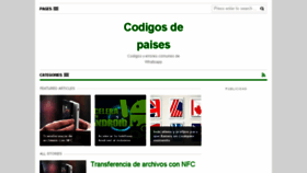 What Codigosdepaises.pro website looked like in 2017 (7 years ago)
