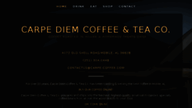 What Carpe-coffee.com website looked like in 2017 (7 years ago)