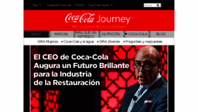What Cocacolaespana.es website looked like in 2017 (7 years ago)