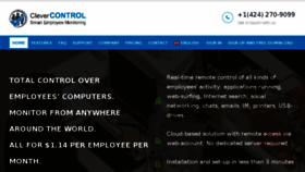 What Clevercontrol.com website looked like in 2017 (7 years ago)