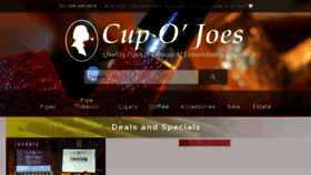 What Cupojoes.com website looked like in 2017 (7 years ago)