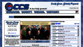 What Cherokee.k12.nc.us website looked like in 2017 (7 years ago)