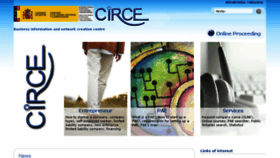 What Circe.es website looked like in 2017 (7 years ago)