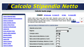 What Calcolostipendionetto.it website looked like in 2017 (7 years ago)
